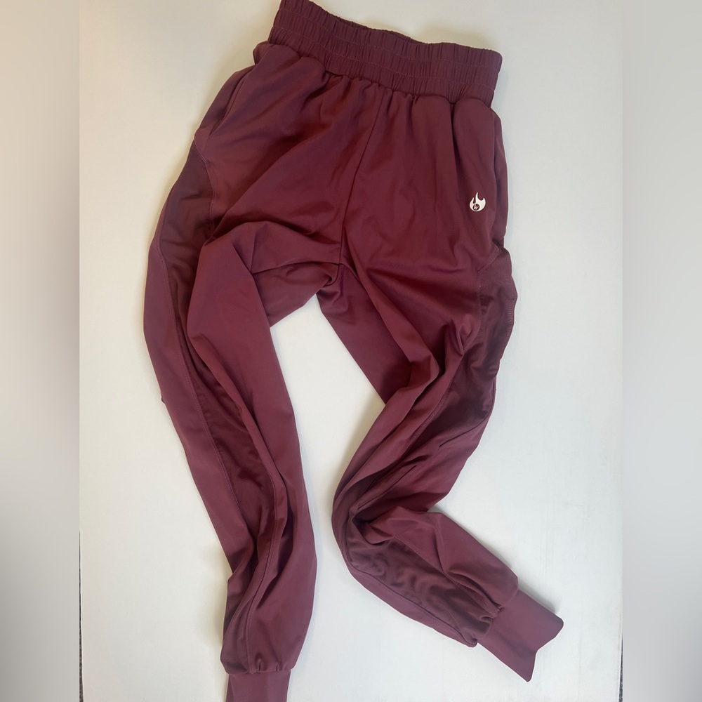 Kids Maroon Jogger Pants
